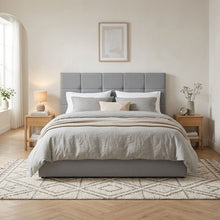 Load image into Gallery viewer, Kano Queen Gas Lift Bed Frame - Grey