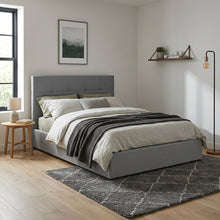 Load image into Gallery viewer, Kano Queen Gas Lift Bed Frame - Grey