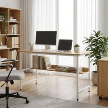 Load image into Gallery viewer, Carter 120cm Computer Desk - Maple + White
