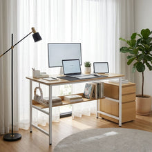 Load image into Gallery viewer, Carter 120cm Computer Desk - Maple + White
