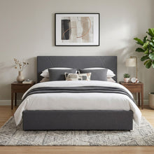 Load image into Gallery viewer, Geova Queen Gas Lift Bed Frame - Dark Grey