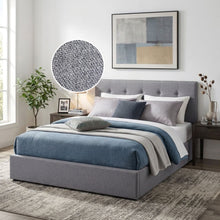 Load image into Gallery viewer, Lureva Linen Queen Gas Lift Bed Frame – Grey