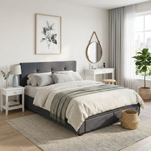 Load image into Gallery viewer, Tuffen Queen Bed Frame with 4 Drawers – Grey