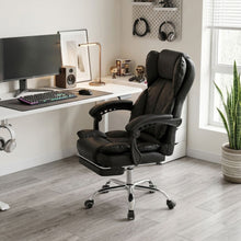 Load image into Gallery viewer, Paxton Office Chair with Footrest - Black