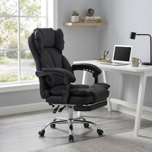 Load image into Gallery viewer, Paxton Office Chair with Footrest - Black
