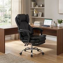 Load image into Gallery viewer, Paxton Office Chair with Footrest - Black