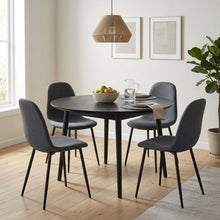 Load image into Gallery viewer, Arlo Linen Dining Chair - Set of 4 - Dark Grey