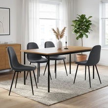 Load image into Gallery viewer, Arlo Linen Dining Chair - Set of 4 - Dark Grey