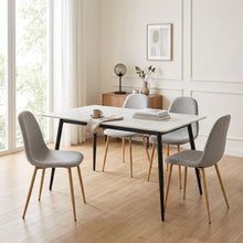 Load image into Gallery viewer, Arlo Linen Dining Chair - Set of 4 - Light Grey