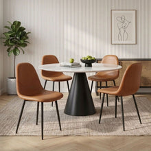 Load image into Gallery viewer, Matthew PU Leather Dining Chair - Set of 4 - Orange