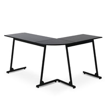 Load image into Gallery viewer, Nordix L-Shaped Computer Corner Desk - Black