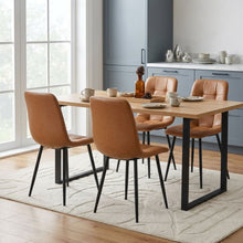 Load image into Gallery viewer, David PU Leather Dining Chair - Set of 4 - Orange