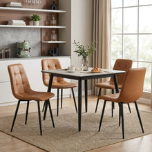 Load image into Gallery viewer, David PU Leather Dining Chair - Set of 4 - Orange