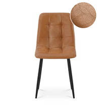 Load image into Gallery viewer, David PU Leather Dining Chair - Set of 4 - Orange