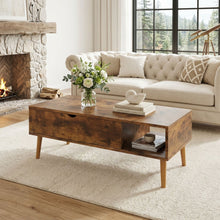 Load image into Gallery viewer, Chilwa Lift Top Coffee Table - Rustic Brown