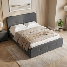 Load image into Gallery viewer, Novi Queen Gas Lift Bed Frame - Dark Grey