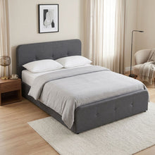 Load image into Gallery viewer, Novi Queen Gas Lift Bed Frame - Dark Grey