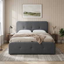 Load image into Gallery viewer, Novi Queen Gas Lift Bed Frame - Dark Grey