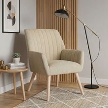 Load image into Gallery viewer, Niva Linen Armchair - Linen Beige