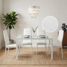 Load image into Gallery viewer, Samuel 5 Piece 1.2m Dining Set - White