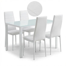 Load image into Gallery viewer, Samuel 5 Piece 1.2m Dining Set - White