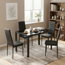 Load image into Gallery viewer, Samuel 5 Piece 1.2m Dining Set - Black