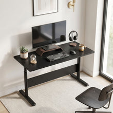 Load image into Gallery viewer, Hector 140cm Height-Adjustable Computer Desk - Black