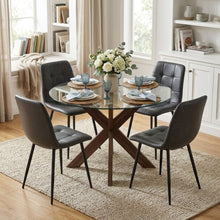 Load image into Gallery viewer, David PU Leather Dining Chair - Set of 4 - Grey