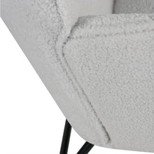 Load image into Gallery viewer, Ava Boucle Rocking Armchair - Light Grey
