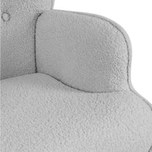Load image into Gallery viewer, Ava Boucle Rocking Armchair - Light Grey