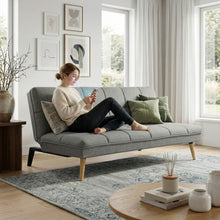 Load image into Gallery viewer, Chile 3 Seater Sofa Bed - Light Grey