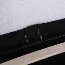 Load image into Gallery viewer, Belo Double Teddy Gas Lift Bed Frame - White