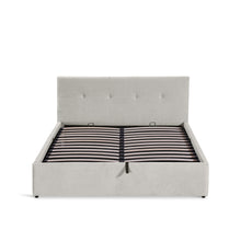 Load image into Gallery viewer, Mero Double Gas Lift Bed Frame - Linen Beige