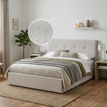 Load image into Gallery viewer, Mero Double Gas Lift Bed Frame - Linen Beige