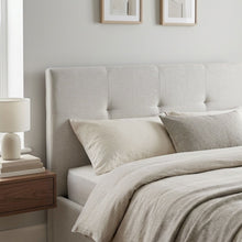 Load image into Gallery viewer, Mero Double Gas Lift Bed Frame - Linen Beige
