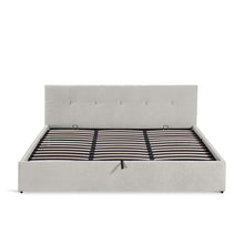 Load image into Gallery viewer, Mero Super King Gas Lift Bed Frame - Linen Beige