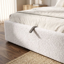 Load image into Gallery viewer, Fomo Double Teddy Gas Lift Bed Frame - White