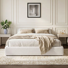 Load image into Gallery viewer, Fomo Super King Teddy Gas Lift Bed Frame - White
