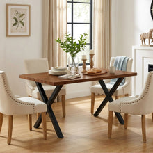 Load image into Gallery viewer, Elysia Rectangle Dining Table 140 x 80cm - Walnut