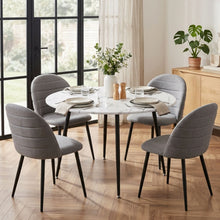 Load image into Gallery viewer, Elijah 120cm Round Dining Table - Marble
