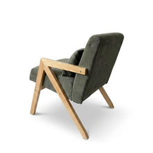 Load image into Gallery viewer, Aalto Velvet Armchair - Dark Green