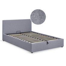 Load image into Gallery viewer, Violet Double Gas Lift Bed Frame - Grey