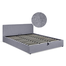 Load image into Gallery viewer, Violet Super King Gas Lift Bed Frame - Grey
