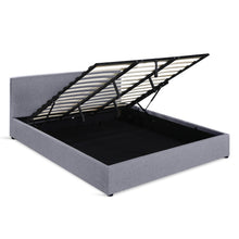 Load image into Gallery viewer, Violet Super King Gas Lift Bed Frame - Grey