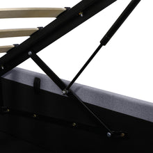 Load image into Gallery viewer, Violet Super King Gas Lift Bed Frame - Grey