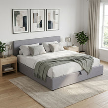 Load image into Gallery viewer, Violet Super King Gas Lift Bed Frame - Grey