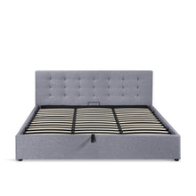 Load image into Gallery viewer, Abigail Super King Gas Lift Bed Frame - Grey