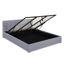 Load image into Gallery viewer, Abigail Super King Gas Lift Bed Frame - Grey