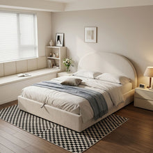 Load image into Gallery viewer, Isabella Queen Gas Lift Bed Frame - Linen Beige
