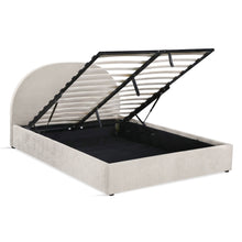 Load image into Gallery viewer, Isabella Queen Gas Lift Bed Frame - Linen Beige